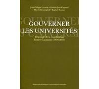Gouverner les universités: L'exemple de la coordination Genève-Lausanne (1990-2010)