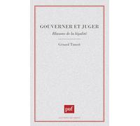 Gouverner ou juger