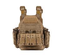 GOUX Gilet Tactique Militaire Molle Airsoft Modulaire, Veste pour Les Fans de Paintball