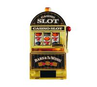 GOUX Mini machine à sous, machine à sous, jeux de casino, distributeur de pièces pour enfants et adultes (version club)