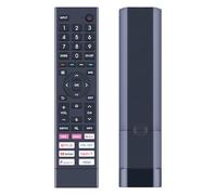 GOUYESHO ERF3A80 Télécommande de Rechange Hisense Compatible avec Hisense 4K UHD TV 43A6G 50A6G 55A6G 60A6G 65A6G 75A6G 55A7GQ 75A7GQ 43A6GTUK 50A6GTUK 55A6GTUK 65A6GTUK (Pas de Fonction vocale)