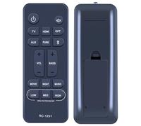 GOUYESHO Nouvelle télécommande de rechange RC-1251 pour barre de son Denon DHTS217 DHT-S217