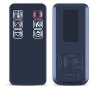 GOUYESHO Nue Télécommande de rechange compatible avec cheminée décorative Klarstein avec flammes LED Cheminée électrique 10038383 10038384 10038385 10038386 10038387 10038388