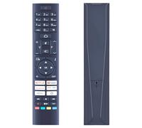 GOUYESHO Nue Télécommande de rechange compatible avec Telefunken Android Smart TV D43U750X2CWI D50U750X2CWI D55U750X2CWI QF32AN750S QF40AO750S D43F750X2CW pour Toshiba Android TV 40LA3E63DAZ 24WA2066