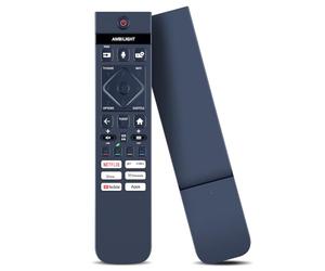 GOUYESHO Télécommande de remplacement 398GM10BEPHNE000SY 398GM10BEPHNE000CR, compatible avec Philips 2024 2025 OLED QLED The Xtra The One LED 4K Ambilight TV SRC-3215-01 (sans voix)