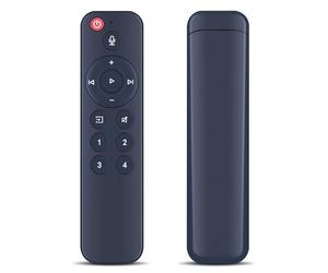 GOUYESHO Télécommande vocale de Rechange Compatible avec Le récepteur WiiM Pro AirPlay 2 et Pro Audio Streamer 4 Boutons de présélection de la Musique, pour WiiM Musik-Streamer und Verstärker