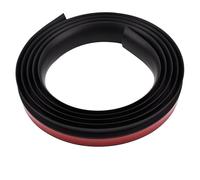 GOUZIBHD Bande de Transition de Plancher,Seuil de Porte Adhesif,Garniture de Bord de Porte,Bande de Recouvrement de Sol,Profilé de Rattrapage pour Joindre Les Espaces de Sol(Size:1m/3.3ft,Color:Noir)