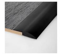 GOUZIBHD Bande de Transition de Sol Autocollante,Bande de Seuil en Caoutchouc,Bordure de Moquette,Barre de Seuil de Porte,Bande de Transition de Sol en PVC,Profilé de Transition(Size:14m/45.9ft)