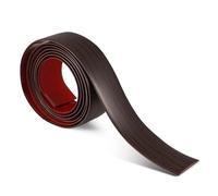 GOUZIBHD Barre de Seuil Autocollante, Bande de Séparation, Bande de Transition de Sol en PVC, Bande de Séparation Plate Stratifiée, Bordure de Moquette À Carrelage, Bordure de Porte(Size:3m/9.84ft)