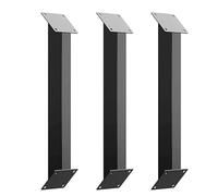 GOUZIBHD Equerres d'angle a 45 Degres Support pour Structures en Bois Supports d'angle À 45 Degrés en Acier Robuste pour Supports de Fleurs Tonnelles Cours Projets de Bricolage(Size:3 Pcs)