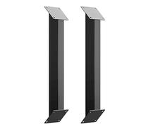 GOUZIBHD Equerres d'angle a 45 Degres Support pour Structures en Bois Supports d'angle À 45 Degrés en Acier Robuste pour Supports de Fleurs Tonnelles Cours Projets de Bricolage(Size:2 Pcs)