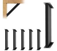 GOUZIBHD Kit de Pergola Robuste avec Équerre de Fixation, Support d'angle À 45 Degrés pour Joint Intérieur avec Vis, pour Toiture Construction Intérieure Patio Abri de Jardin(Size:6PCS)