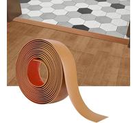 GOUZIBHD Profilé de Transition,Bande de Bord de Moquette,Bande de Transition de Plancher,Bande de Séparation Plate,Bande de Recouvrement de Sol pour Stratifié,Tapis,Parquet(Size:6m,4cm)