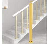 GOUZIBHD Rampe Escalier,Main Courante pour Escalier Réglables À 270° avec Support Plat,Garde-Corps,Kits de Rampes D'escalier Carrées pour Hôtels,Maisons,Villas(Size:70cm/27.6in)