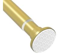 GOUZIBHD Tringle à Rideau Douche Dorée, Tringle à Rideau Réglable, Tringle Rideau Tension sans Perçage, Tringles à Rideaux Acier Inoxydable pour Salon, Tringle à Rideau Séparation(Size:70-120cm)