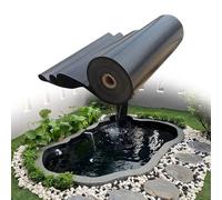 GOUZOO Bâche pour Bassin 1700 x 2100 cm Robuste Revêtement D'Étang Préformé Différentes Longueurs et Largeurs pour Fleurs Jardiniers Serres Bassins, Noir