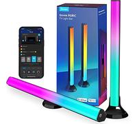 Govee Barre LED RGBIC, Double Perles Lumineuses et 38cm Rétroéclairage TV WiFi Barre, plusieurs Options de Placement, pour TV 45-70 pouces, Fonctionne avec Alexa et Google Assistant, Couleur Noire