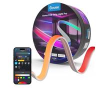 Govee COB Light Pro Bande LED intelligente RGBIC avec 6300 LED blanc chaud, 2250 lm, compatible avec Alexa, Google Assistant et Matte, guirlande lumineuse découpable, avec synchronisation de la