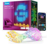 Govee Curtain Lights, 520 LEDs RGBIC, Lumières de Rideau WiFi Intelligentes pour l'extérieur, Lumières Dynamiques Pour Bricolage, Etanches IP65, Decoration Noel (1.5×2m)