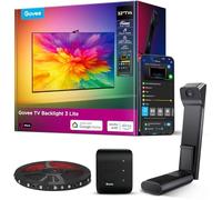 Govee Éclairage Arrière TV 3 Lite avec Correction Fisheye, 1,8 m pour Téléviseurs et Moniteurs de 32 pouces, Éclairage Arrière TV LED RGBWIC, 4-en-1 Beads, Fonctionne avec Alexa, Contrôle Vocal