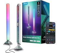 Govee Gaming Barre LED Pro, verbesserte 16-Zoll Smart LED Gaming Lichtleisten mit dreiseitiger RGBIC Beleuchtung und WLAN für PC, Monitor, 60+ Szenenmodi, funktioniert mit Alexa und Google Home
