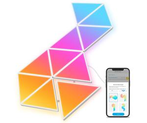 Govee Glide Panneau Lumineux Triangle RGBIC Wi-Fi/Bluetooth, Alimentation 100-240V, Compatible Alexa/Google Assistant, 2.4GHz, contrôle via App.