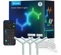Govee Glide Y Lights RGBIC Lot de 7 lampes de jeu LED Smart Home DIY Décoration créative avec synchronisation de la musique et 40 modes de scène, appliques murales Wi-Fi pour salon, chambre à coucher