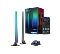 Govee H6047 Kit Éclairage Intelligent Wi-Fi/Bluetooth Noir, 5 Pièces, 16M Couleurs, 2.4 GHz, Compatible Android/iOS, Alexa/Google Assistant, 12V 24W