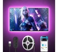 Govee H61780A1 : Bande LED intelligente 3m, 90 LED, Bluetooth, 16M couleurs, IRC 80, 5V, 5W, Compatible Govee Home, Kit de 4