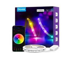 Govee H618A Bande LED Intelligente Wi-Fi/Bluetooth 5m, 12W, 16M Couleurs, Compatible Alexa & Google Assistant, Govee Home App, 2.4GHz, 24V.