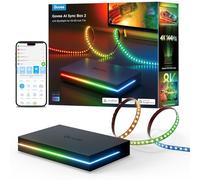 Govee HDMI 2.1 Sync Box AI Kit 2, Compris Rétroéclairage du TV, Prend en Charge 8K@60Hz, 4K@144Hz, VRR et ALLM, Fonctionne avec Matter, Bande LED RGBIC du Téléviseurs de 55 à 65 inch, 75 LED/m