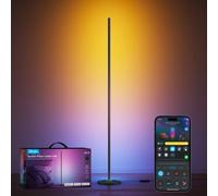 Govee Lampe LED sur pied connectée RGBICW 136 cm Noir