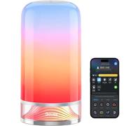 Govee Lampe de Chevet LED RGBICWW, Lampe de Table Tactile Dimmable 500lm | 70+ Modes Scène Colorés,Compatible avec Alexa Matter, 2700-6500K Réglable，Music Sync et DIY, Pour salon, chambre et fêtes