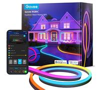 Govee Neon LED Strip Extérieur 10m, Ruban LED RGBIC Etanche IP67 avec Plus de 64 Scènes,Synchronisation Musicale, Applicable à Cour Jardin Décoration, Fonctionne avec Alexa et Google Assistant