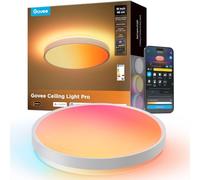 Govee Plafonnier Pro RGBICWW, 4800LM Plafonnier Intelligent, Ø45,5cm, 55W | 2700-6500K pour 20-30 m², plus de 74 Modes Scène, Compatible Matter/Alexa/Google, Installation Facile, pour Salon et Chambre