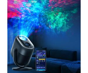 Govee Projecteur Ciel Etoilé Nébuleuse LED, RGBW 7-Zone Contrôle Veilleuse | Compatible avec Alexa, 50+ Scènes, Minuterie et 18 Bruit Blanc, Pour Salon et Chambre d'Enfant, Adaptateur Inclus