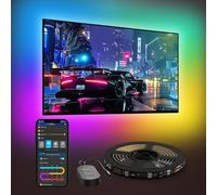 Govee Rétroéclairage LED TV 4,6 m pour téléviseurs 70-80 pouces | Contrôlé par Bluetooth et Wi-Fi, fonctionne avec Alexa et Google Assistant, 11 modes de musique, plus de 219 modes de scène