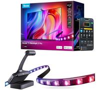 Govee Rétroéclairage TV 3 Pro avec Triple Caméra HDR, 5 en 1 RGBWWIC Bande LED 3,6M pour TV 55-65 pouces Ambilight, 75 LED/m, Filtre IA, APP et Contrôle Vocal, Sync Image DreamView