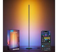 Govee RGBIC Lampadaire sur Pied Salon, LED Lampadaire Moderne Salon, Noir