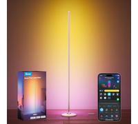 Govee RGBIC Lampadaire sur Pied Salon, WiFi Lampadaire LED Fonctionne avec Alexa, Matter, Google APP, Musique Sync, 16 Millions Couleurs et 61 Modes de Scène, Lampe Moderne pour Chambre Salle, Doré