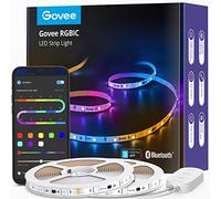 Govee RGBIC Ruban LED 20M, Music Sync, Contrôle Segment, Changement de Couleur, 64 Modes de Scène, Contrôlable via APP, pour Fête, Maison, Chambre, Télévision, 2 Rouleaux de 10M