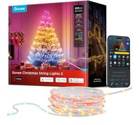Govee RGBWIC Guirlande Lumineuse de Noël 20M, 200 LEDs, câble Transparent | plus de 130 modes de scène dynamiques, compatible avec Matter et Alexa, décorations Halloween et Noël