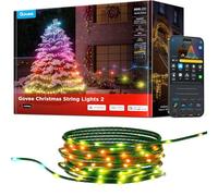 Govee RGBWIC Guirlande Lumineuse de Noël 50M, Décorations d'Halloween Noël pour L'intérieur, Lumières 500 LEDs avec Smart Mapping et AIGC, 130+ Dynamic Scene Modes, Compatible avec Matter, Câble vert