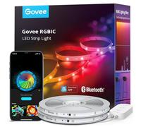 Govee Ruban LED 20M, RGBIC Bande LED avec Contrôle de Segment, Synchronisation Musicale, 64 Modes Scène, Contrôlable via APP, Changement de Couleur, pour la Chambre, 2 rouleaux de bandes de 10m