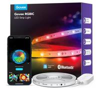 Govee Ruban LED 5M, RGBIC Bande LED avec Contrôle de Segment | Synchronisation Musicale, 64 Modes Scène, Contrôlable via APP, Changement de Couleur