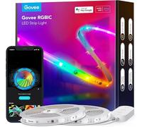Govee Ruban LED RGBIC 20m,WiFi Bande Compatible avec Alexa et Google | Contrôle App, DIY, Sync Musique, pour Chambre, TV, 2 rouleaux de bande lumineuse de 10m