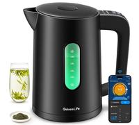 GoveeLife Bouilloire électrique intelligente avec contrôle de la température de 1,7 L, bouilloire électrique WiFi avec voyants LED, ébullition rapide 1500 W, maintien au chaud 2 h, sans BPA, 4