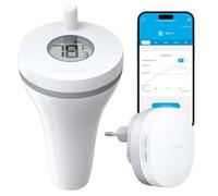 GoveeLife Thermomètre de piscine WiFi, IPX7 Thermomètre flottant Numérique Avec alerte par App, Exportation des données, Pour piscine, tube de bain, bol à poissons, spa, aquarium