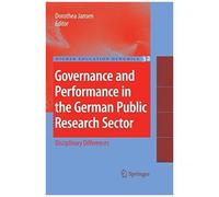 Governance And Performance In The German Public Research Sector
