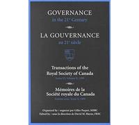 Governance In The 21st Century / Gouvernance Au 21e Siècle